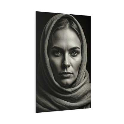 Veiled Woman with Calm Gaze Wall Art & Canvas Prints