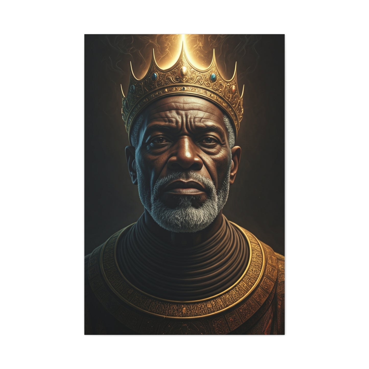 Eternal Crown King Portrait Wall Art & Canvas Prints