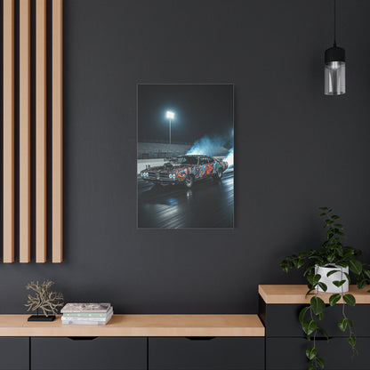 1970 Dodge Charger R/T Supercharged Night Drag Assault Wall Art & Canvas Prints