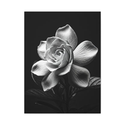 Romantic Garden Rose Monochrome Wall Art & Canvas Prints