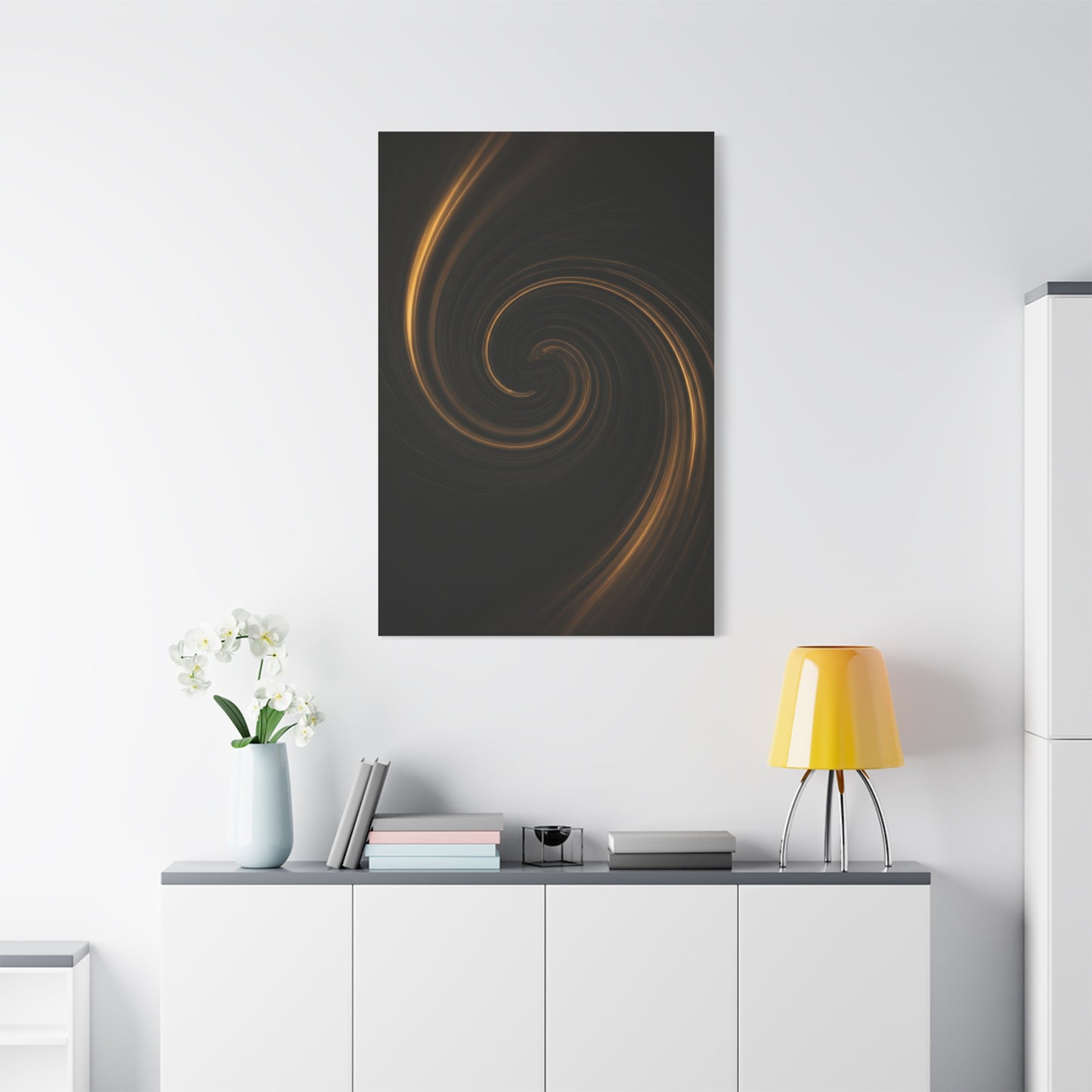 Golden Spiral Motion Abstract Wall Art & Canvas Prints