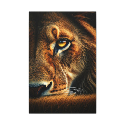 Lion’s Intensity Wall Art & Canvas Prints