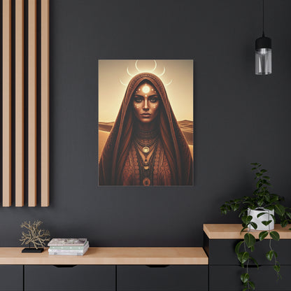Moonlit Desert Priestess Wall Art & Canvas Prints
