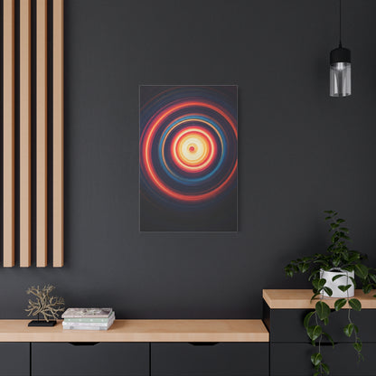 Radiant Circular Pulse Abstract Wall Art & Canvas Prints