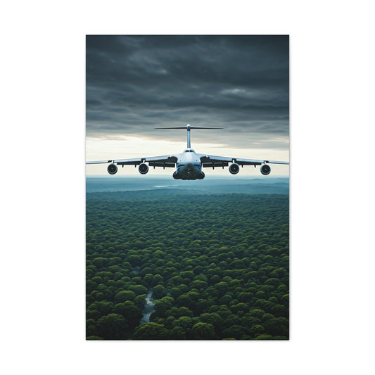 Aircraft Over Endless Forest Wall Art & Canvas Prints
