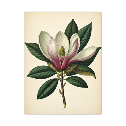 Magnolia Flower Cross Section Wall Art & Canvas Prints