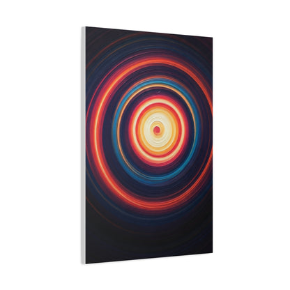 Radiant Circular Pulse Abstract Wall Art & Canvas Prints