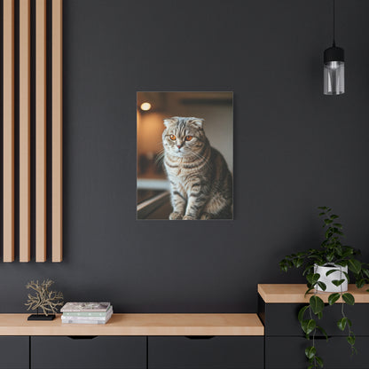 Golden Gaze Cat Wall Art & Canvas Prints