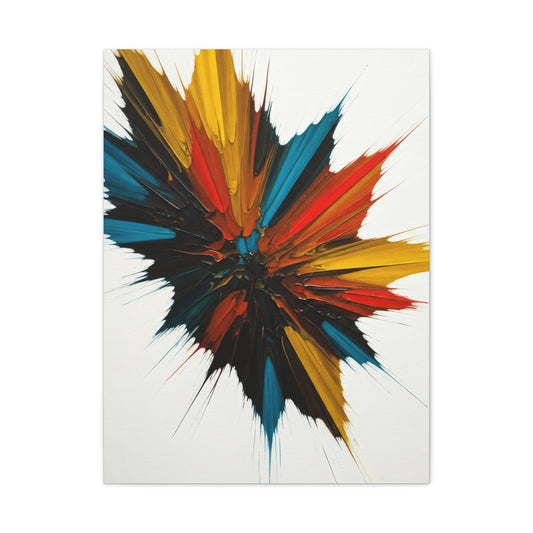 Warm Fragmented Abstract Wall Art & Canvas Prints