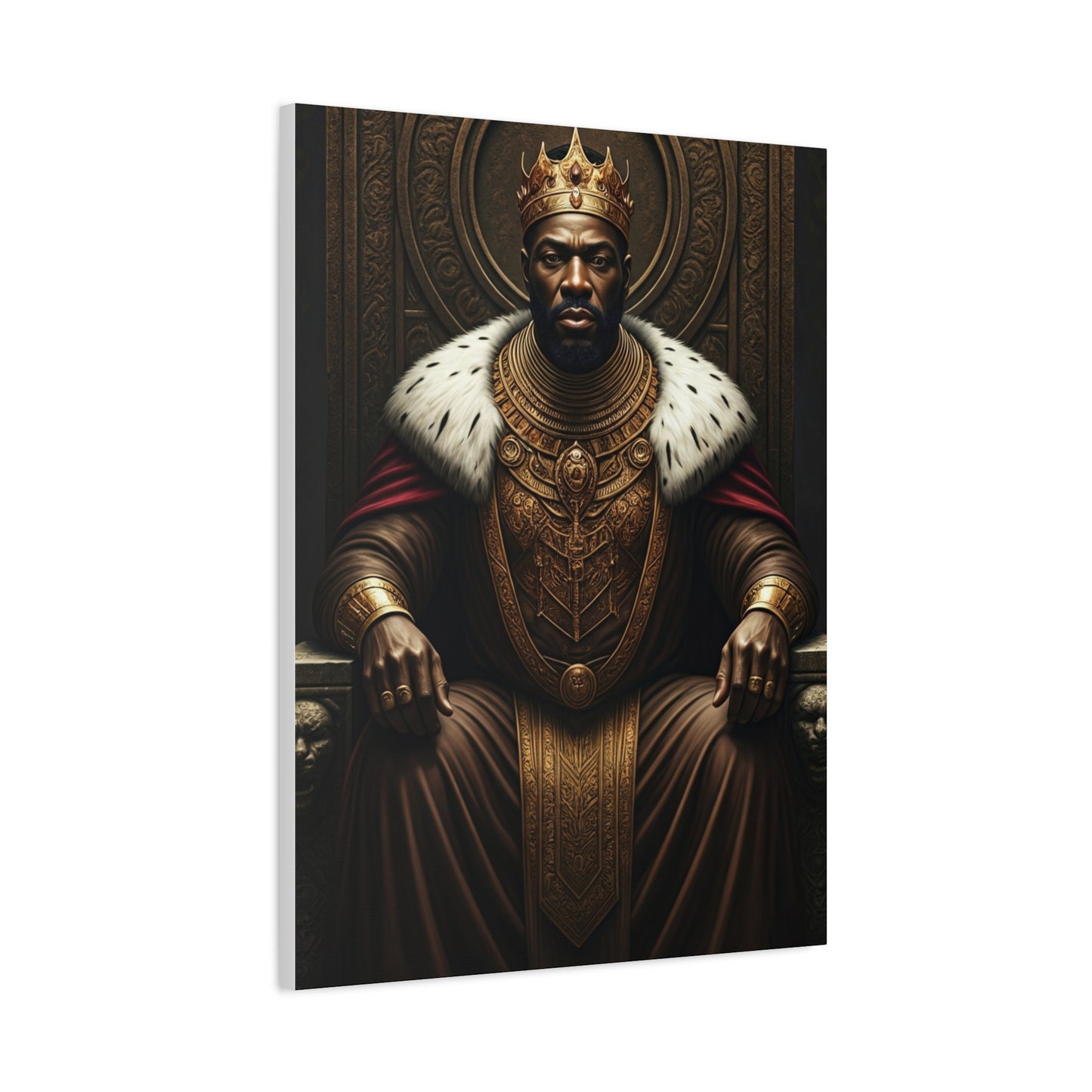 Golden Sovereign King Portrait Wall Art & Canvas Prints