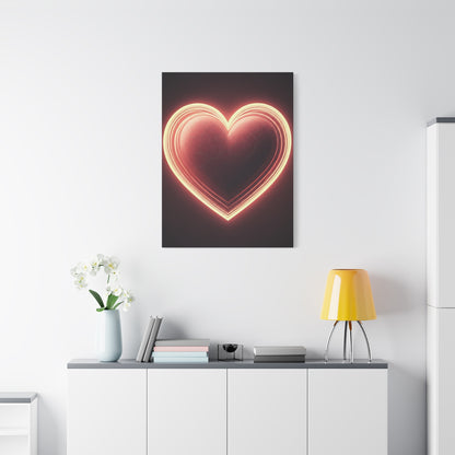 Glowing Heart Aura Wall Art & Canvas Prints