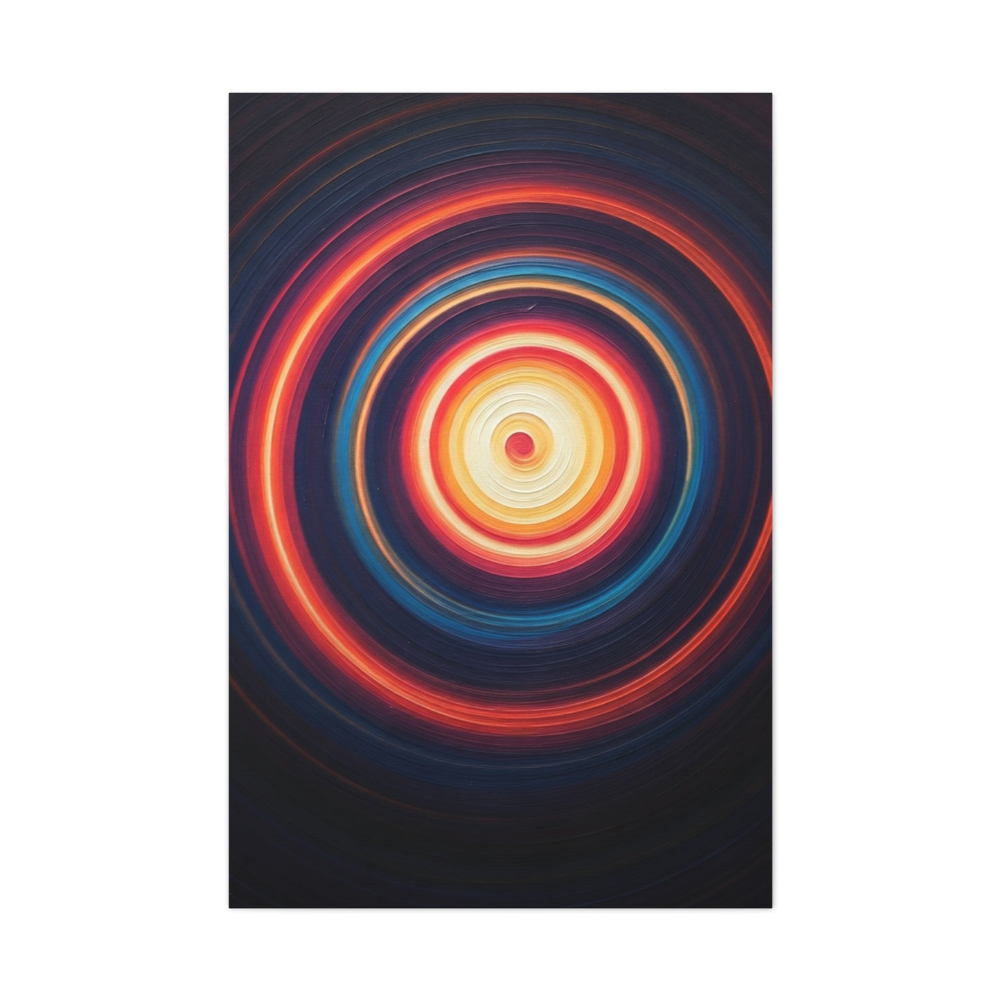 Radiant Circular Pulse Abstract Wall Art & Canvas Prints