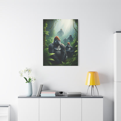 Jungle Guardians Gorilla Family Wall Art & Canvas Prints