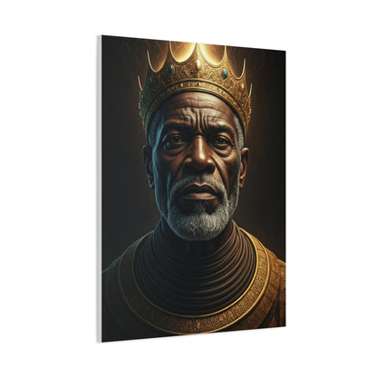 Eternal Crown King Portrait Wall Art & Canvas Prints