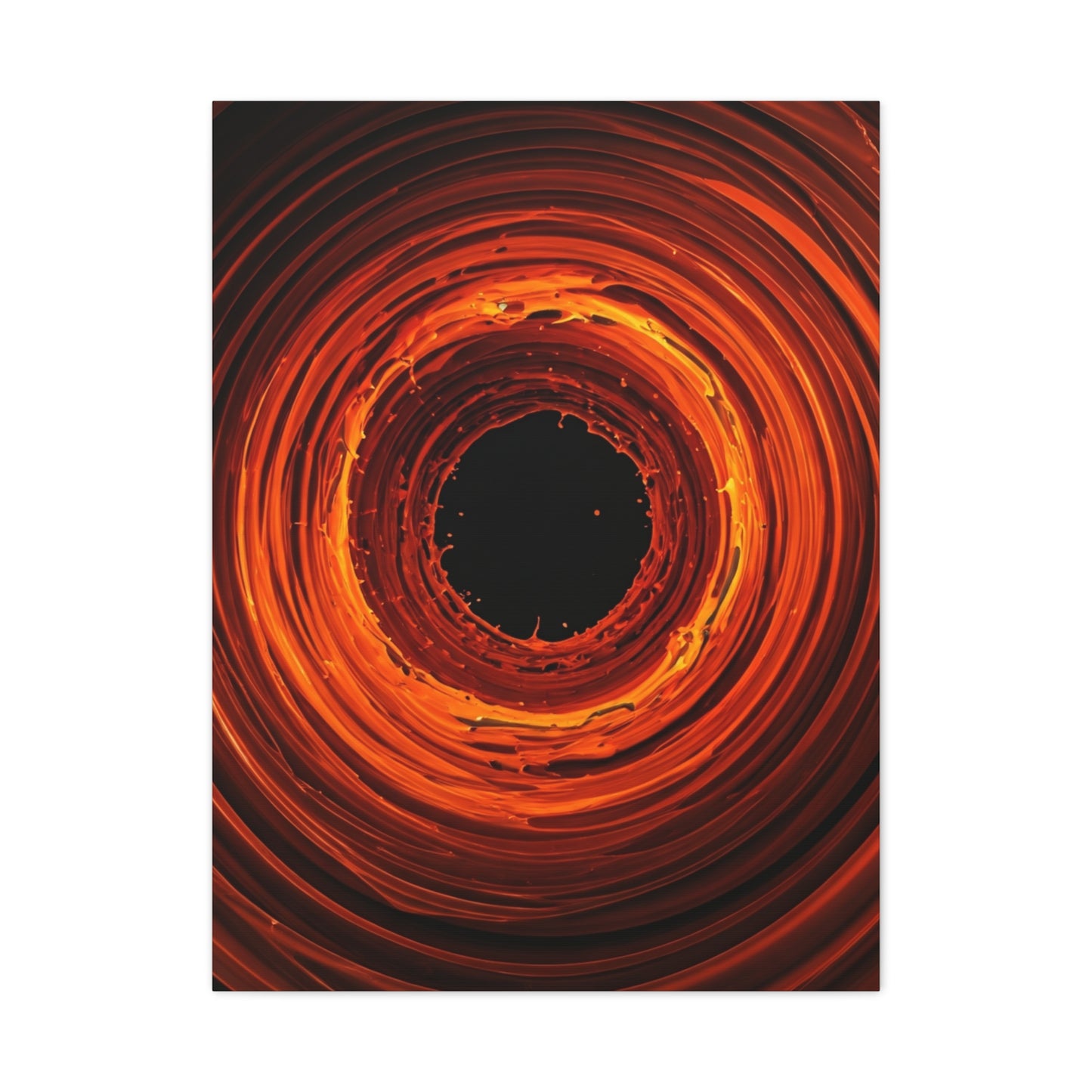 Crimson Inferno Vortex Wall Art & Canvas Prints