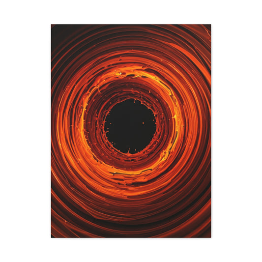 Crimson Inferno Vortex Wall Art & Canvas Prints