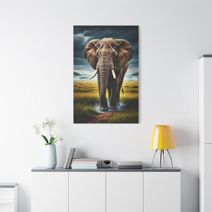 Elephant in the Storm Wall Art & Canvas Prints