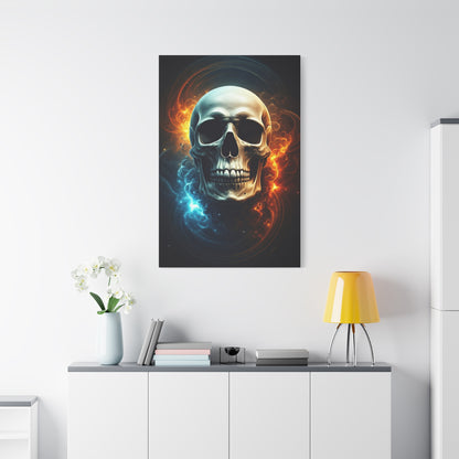 Elemental Duality Skull Wall Art & Canvas Prints