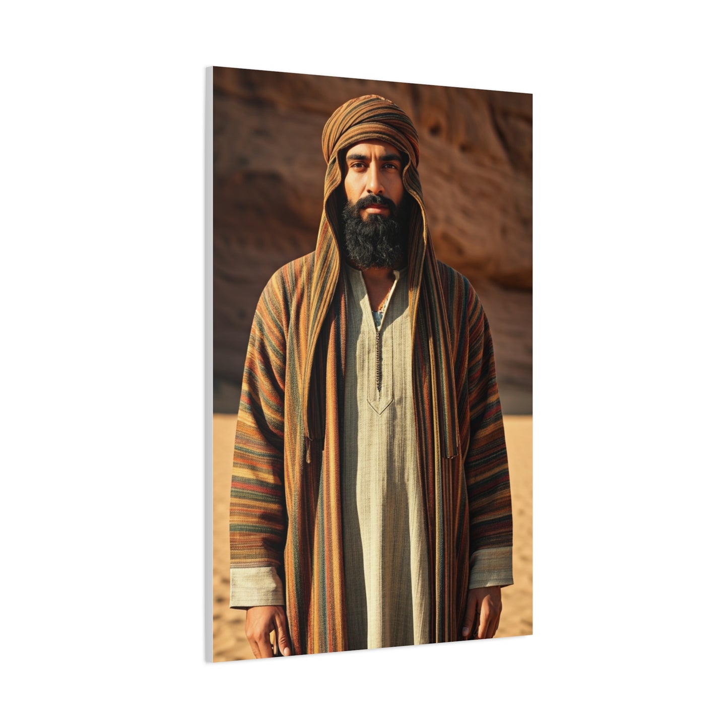Desert Nomad Serenity Portrait Wall Art & Canvas Prints