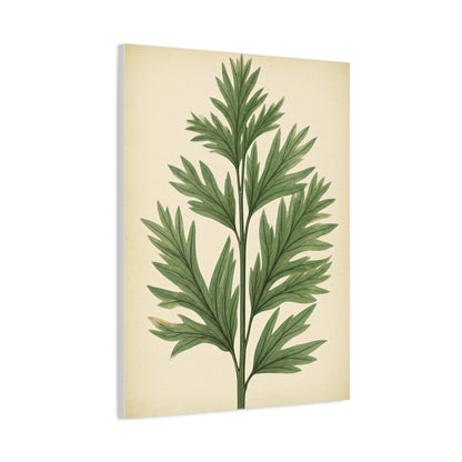 Botanical Herb Study Vintage Wall Art & Canvas Prints