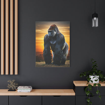 Majestic Gorilla Strength Portrait Wall Art & Canvas Prints