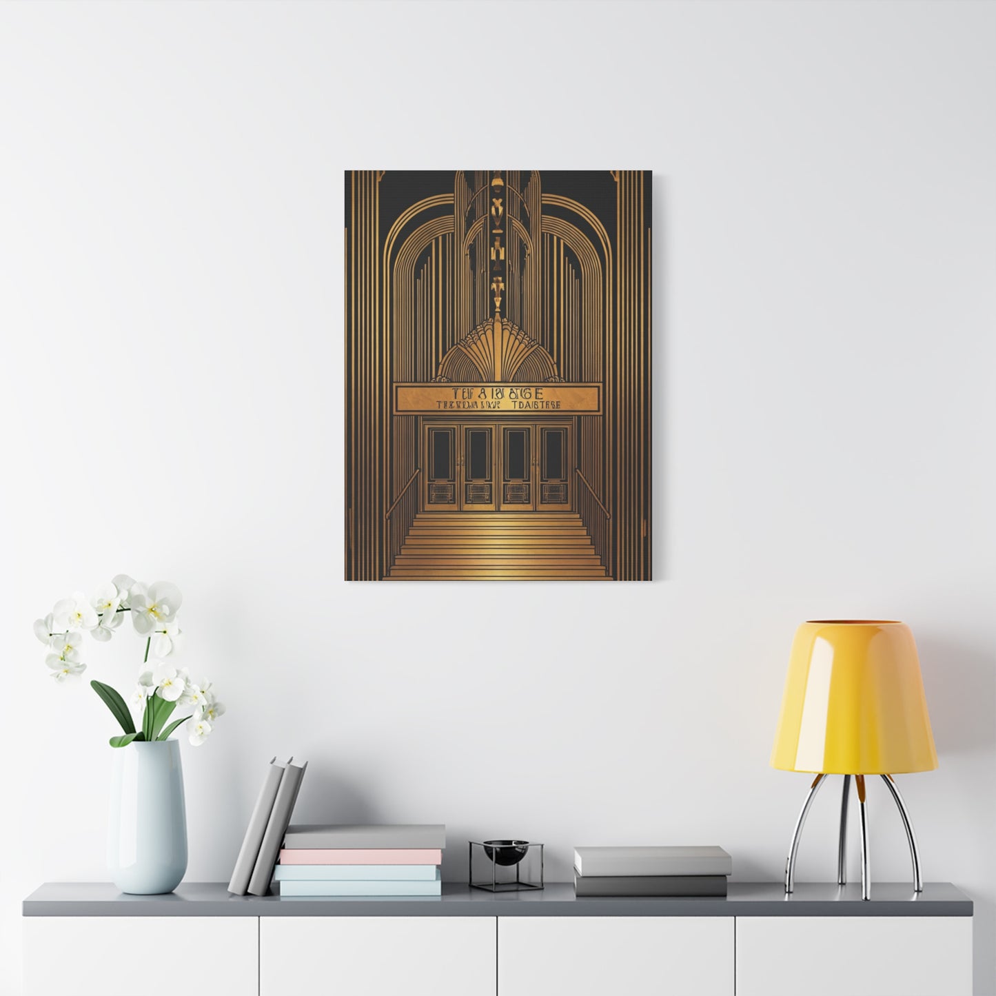 Grand Theatre Entrance Art Deco Wall Art & Canvas Prints