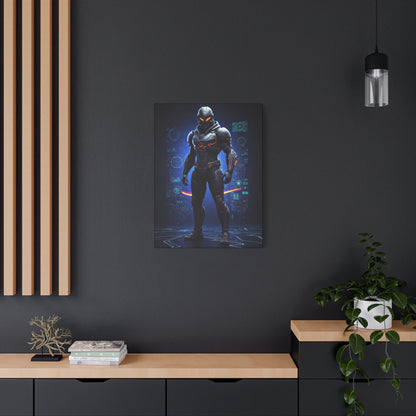 Futuristic Armored Sentinel Wall Art & Canvas Prints