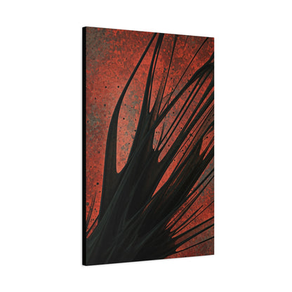 Crimson Motion Abstract Wall Art & Canvas Prints
