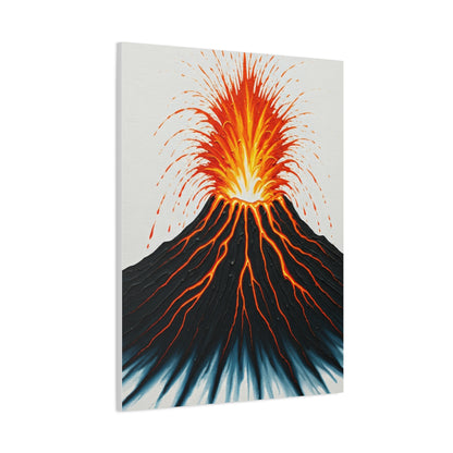 Volcanic Energy Abstract Wall Art & Canvas Prints
