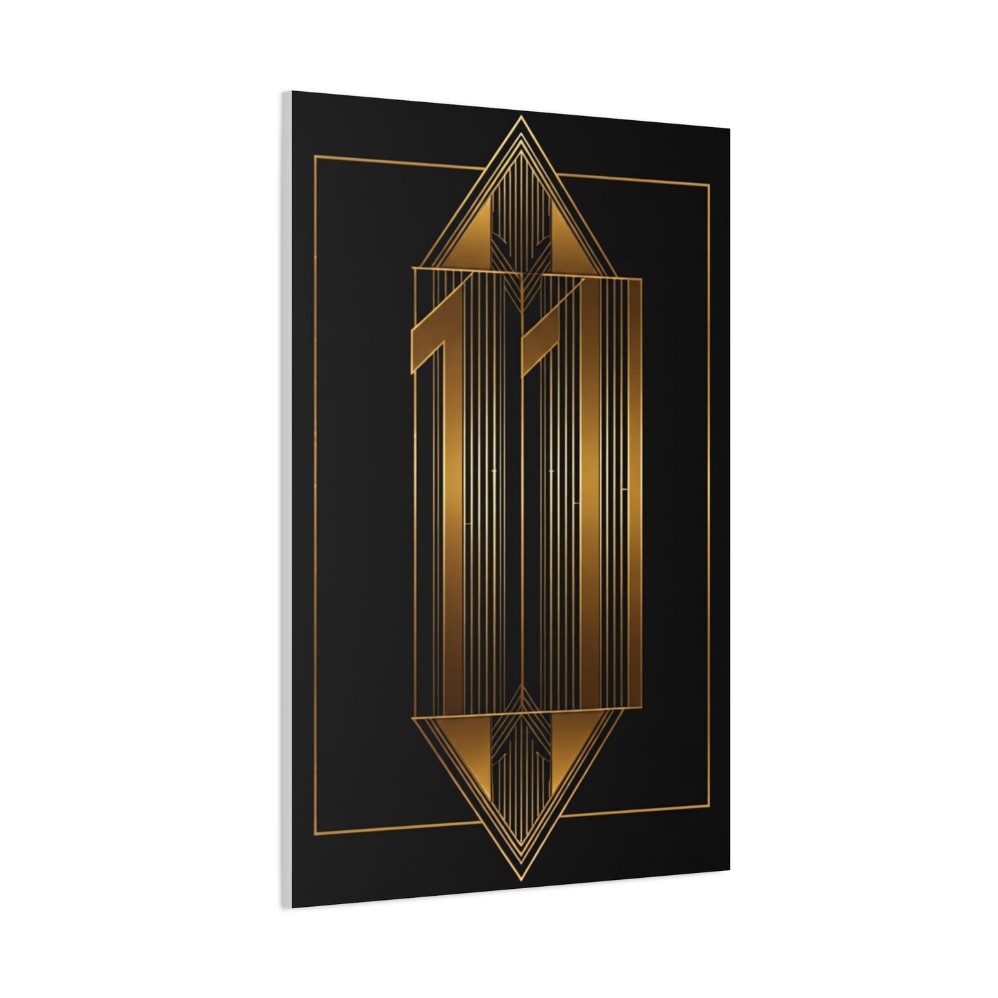 Art Deco Eleven Luxe Number Wall Art & Canvas Prints
