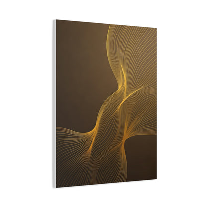Golden Flow Light Abstract Wall Art & Canvas Prints
