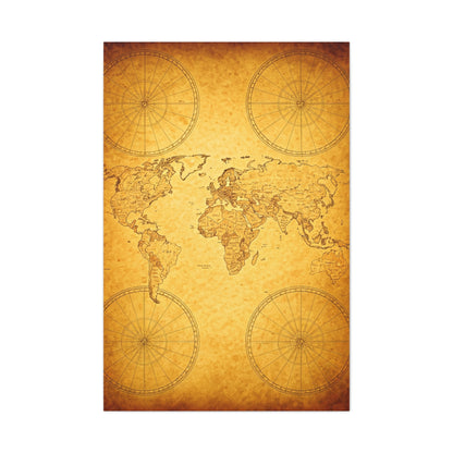 Golden Compass Mandala Wall Art & Canvas Prints