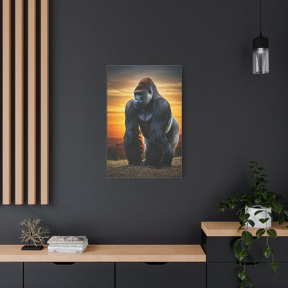 Majestic Gorilla Strength Portrait Wall Art & Canvas Prints