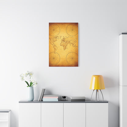 Golden Compass Mandala Wall Art & Canvas Prints