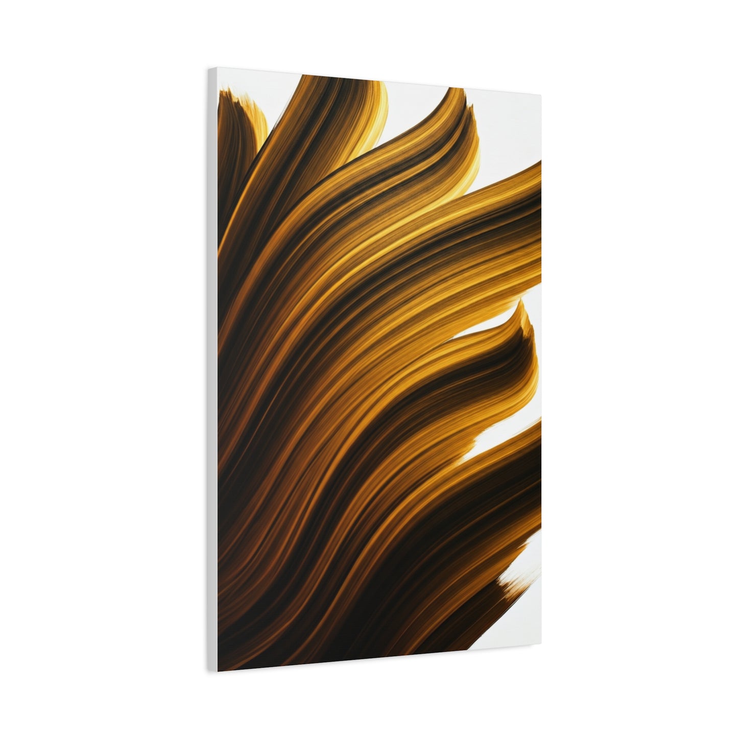 Golden Flux Motion Abstract Wall Art & Canvas Prints