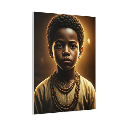 Golden Innocence Portrait Wall Art & Canvas Prints