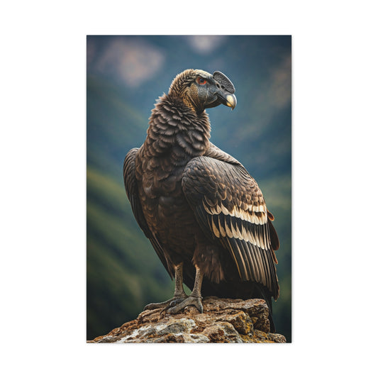Andean Condor on Mountain Ledge Wall Art & Canvas Prints