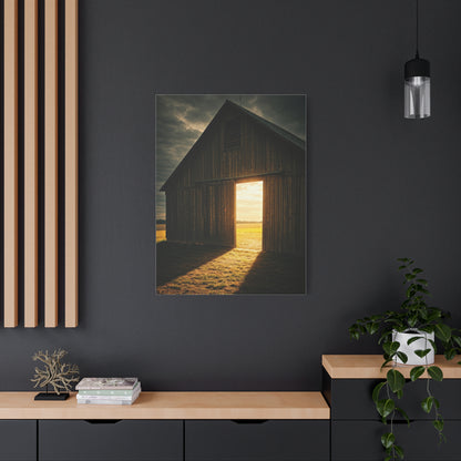 Golden Threshold Barn Wall Art & Canvas Prints
