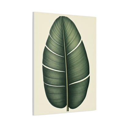 Tropical Leaf Study Illustration Wall Art & Canvas Prints