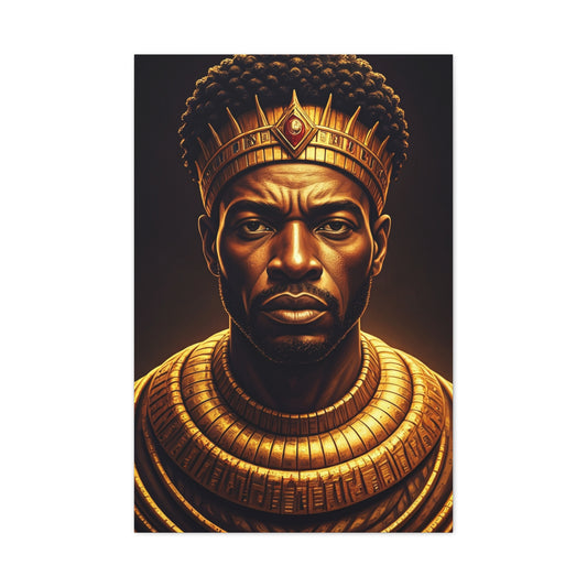 Golden Sovereign King Portrait Wall Art & Canvas Prints
