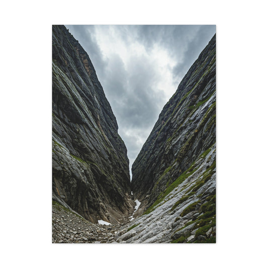 Between the Mountains Wall Art & Canvas Prints