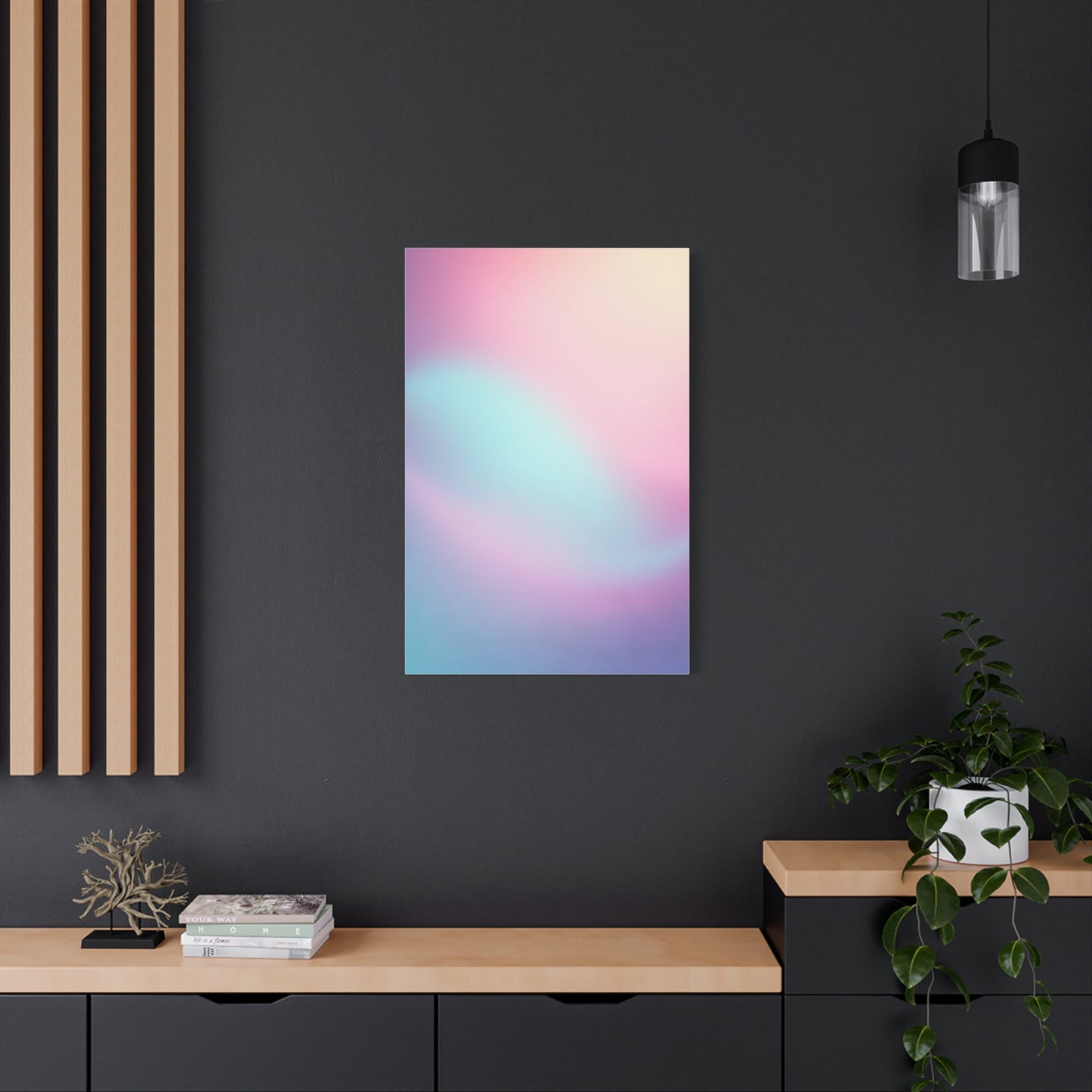 Ethereal Blush Gradient Wall Art & Canvas Prints