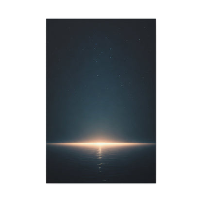 Starry Night Sea Horizon Wall Art & Canvas Prints