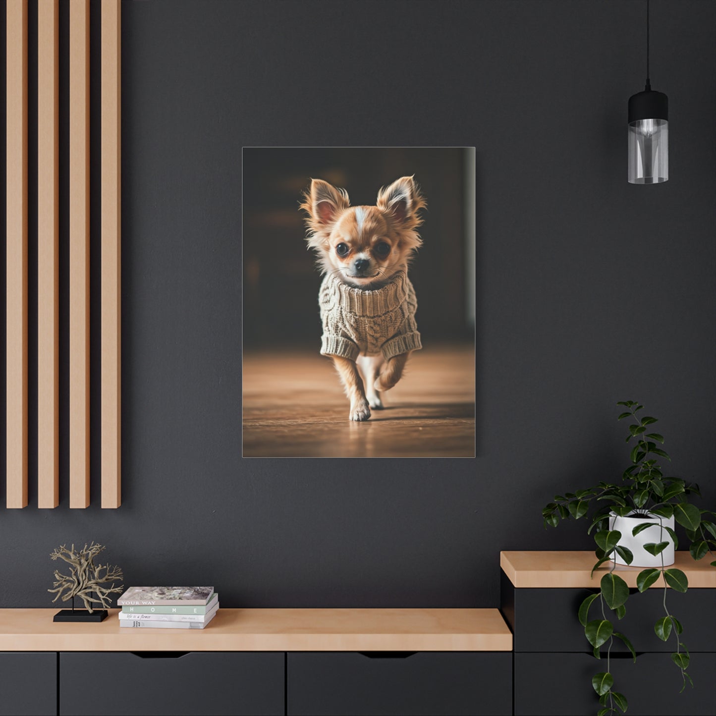 Tiny Stride Chihuahua Wall Art & Canvas Print