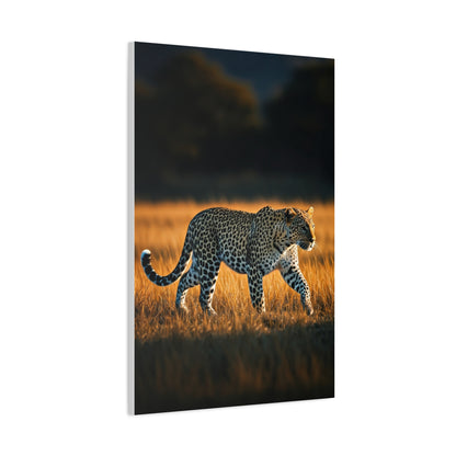 Lone Cheetah in Tall Grass Wilderness Wall Art & Canvas Prints