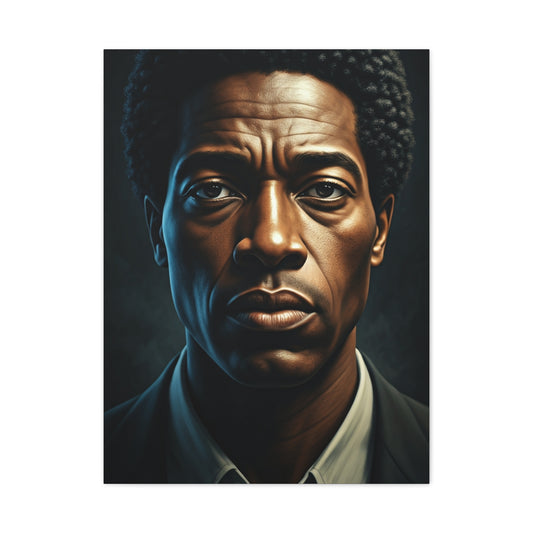 Face of Resolve Wall Art & Canvas Prints