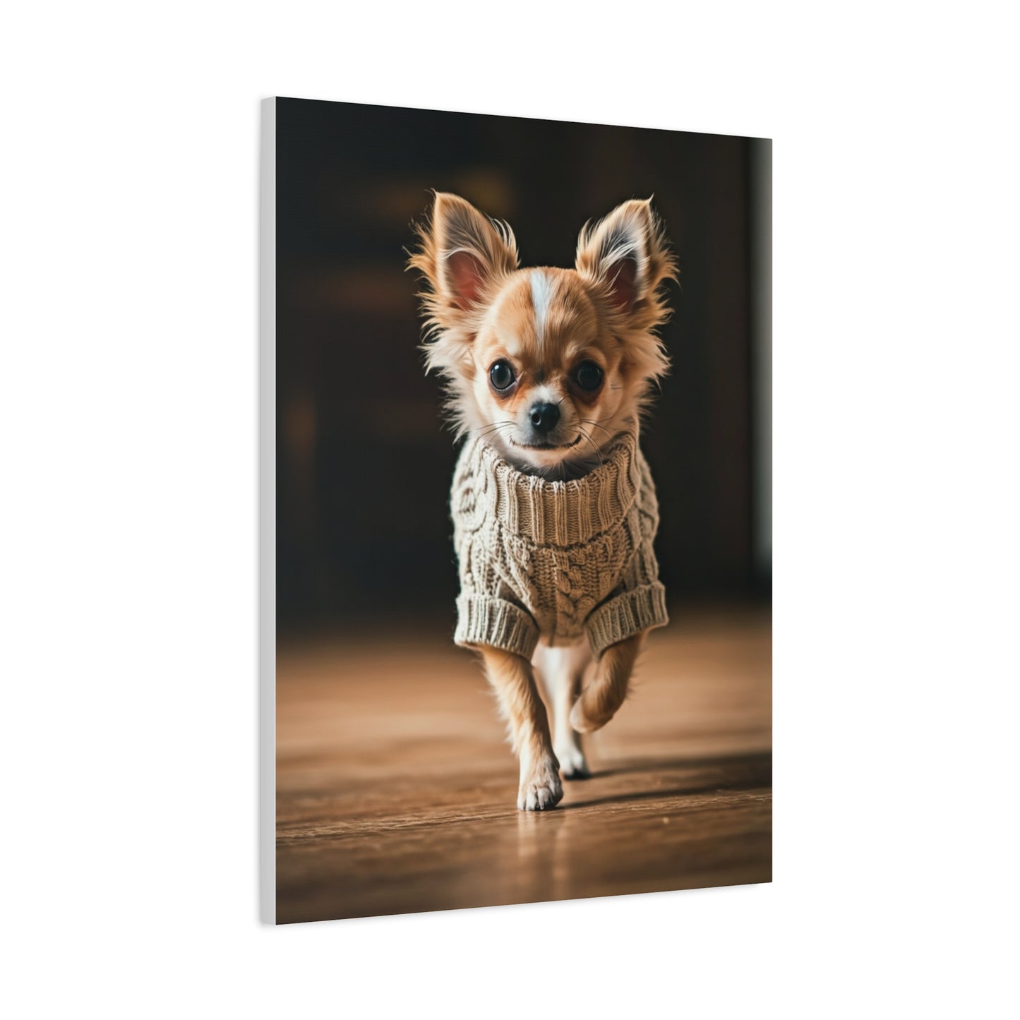 Tiny Stride Chihuahua Wall Art & Canvas Print