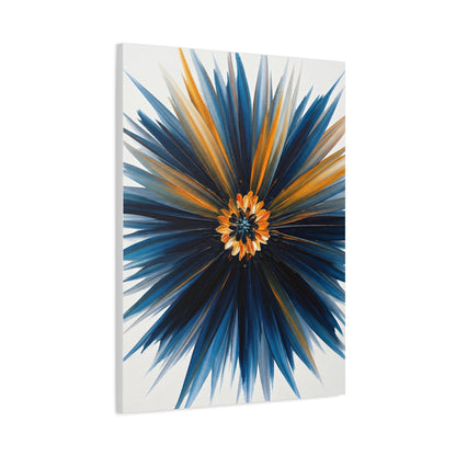 Midnight Bloom Radiance Abstract Wall Art & Canvas Prints