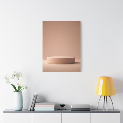Soft Round Pedestal Minimal Display Wall Art & Canvas Prints