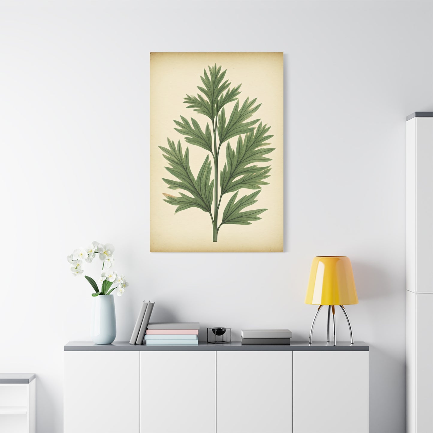 Botanical Herb Study Vintage Wall Art & Canvas Prints
